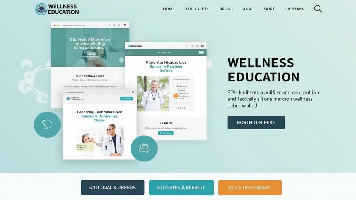 Wellness Education interface